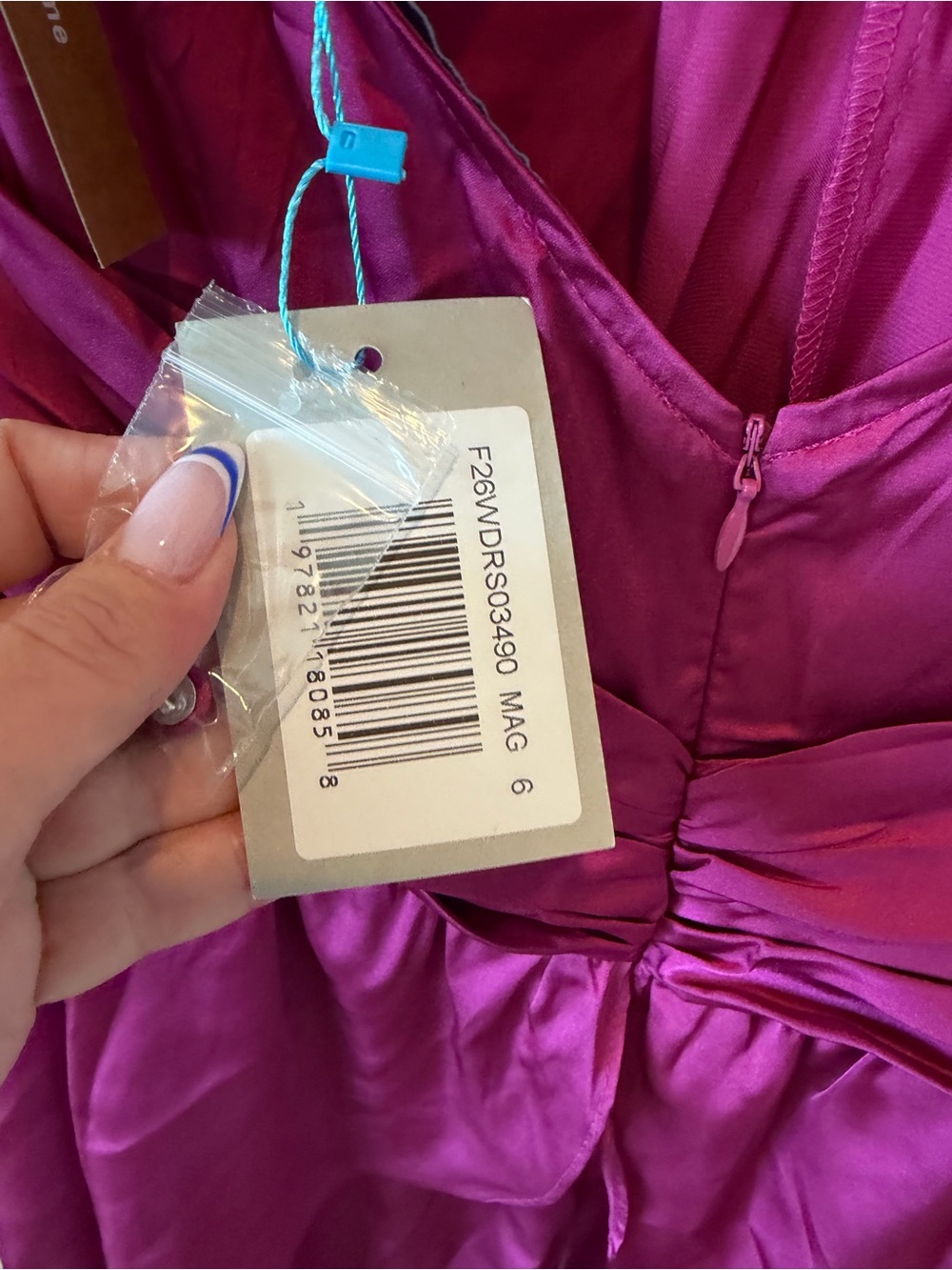 Few Moda x Greta Louise Tome Sintra Dress in Magenta - Picture 9 of 9